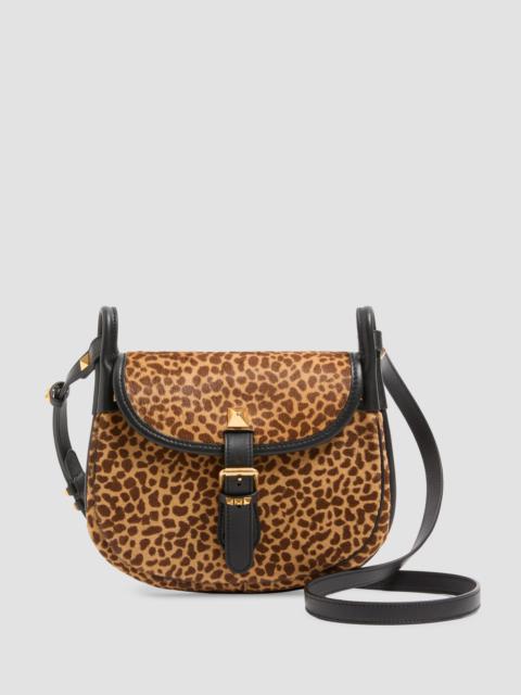 Valentino Women's Flaneuse Small Shoulder Bag in Pony-Effect Leather - Animal Print