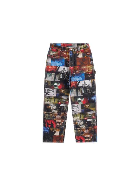 Supreme Supreme Nas and DMX Collage Double Knee Denim Painter Pant Multicolor