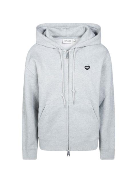 Carhartt WIP hooded small heart patch jacket