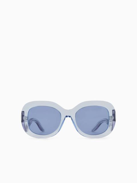 GIORGIO ARMANI Oval women’s sunglasses