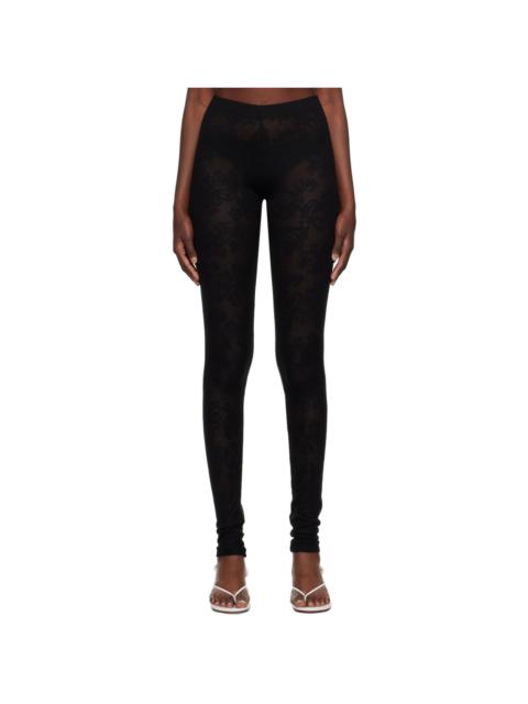 Black Chalet Leggings