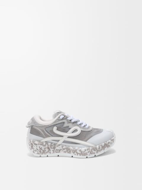 Loewe Pogo sneaker in technical knit and suede