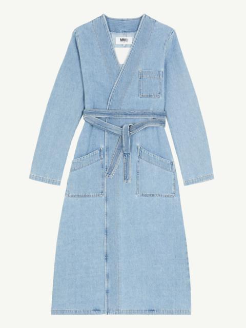 MM6 Maison Margiela Collarless trench coat