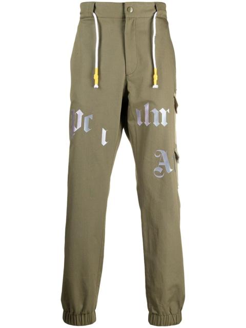 logo-print cargo trousers