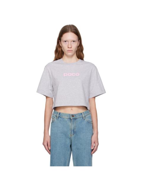 rabanne Gray Printed T-Shirt