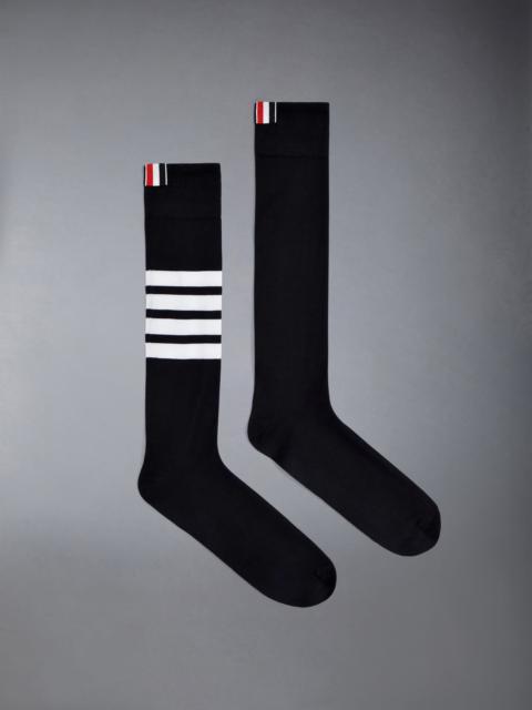 Thom Browne LIGHTWEIGHT COTTON 4-BAR OVER THE CALF SOCKS