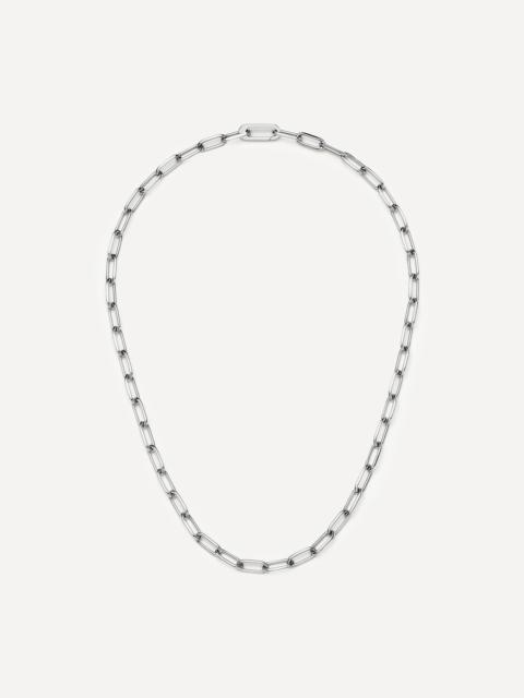 MISSOMA Platinum-Plated Classic Paperclip Chain Necklace