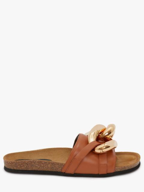 JW Anderson WOMEN’S CHAIN LOAFER SLIDES