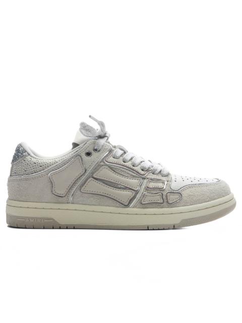 AMIRI WOMEN'S GLITTER SKEL TOP LOW - ALABASTER