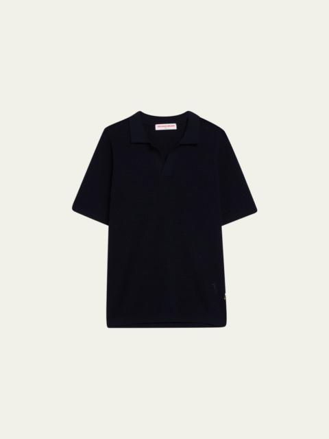 ORLEBAR BROWN Men's Open-Mesh Stitch Polo Shirt