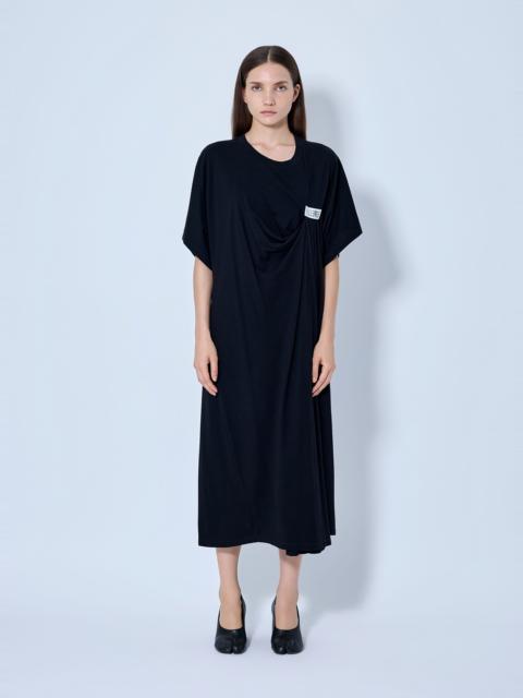 MM6 Maison Margiela Draped Midi Dress