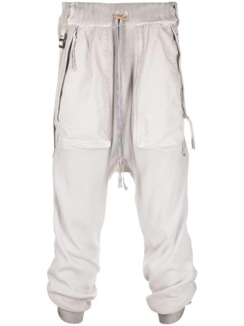 Boris Bidjan Saberi drawstring-waist drop-crotch trousers