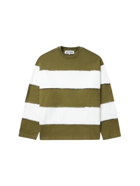 SUNNEI striped cotton sweatshirt