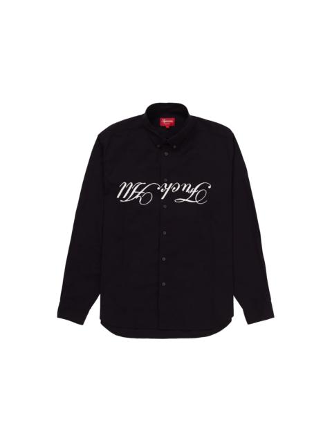 Supreme Supreme Jamie Reid Fuck All Shirt Black