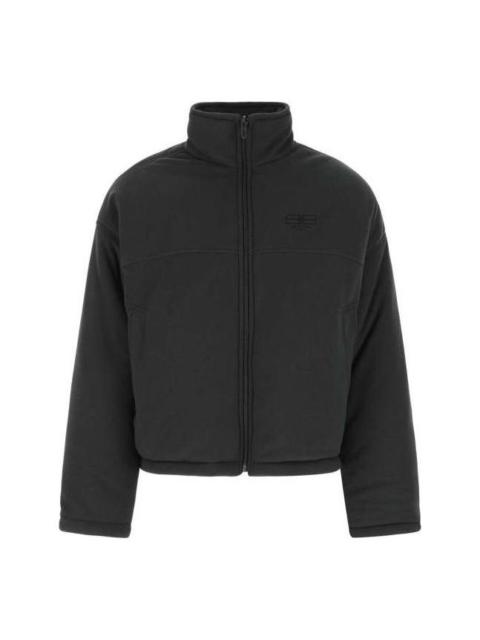 BALENCIAGA Balenciaga BB Paris Icon Reversible Puffer Jacket 'Washed Black' 704507TMQ041055
