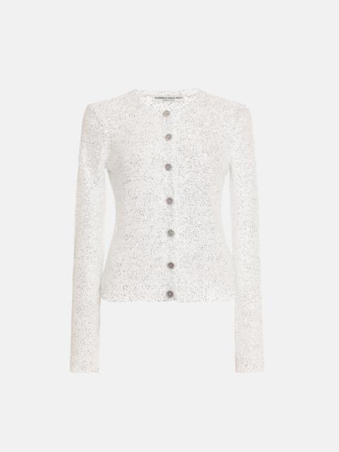 Alessandra Rich SEQUIN CARDIGAN