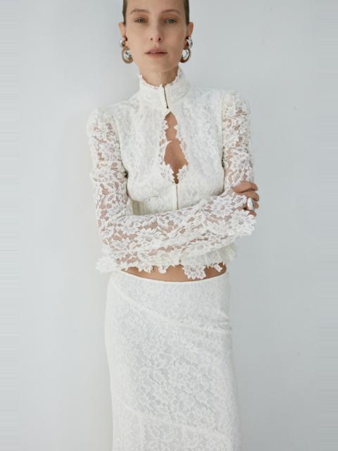 De La Vali VITALIS TOP IN IVORY LACE