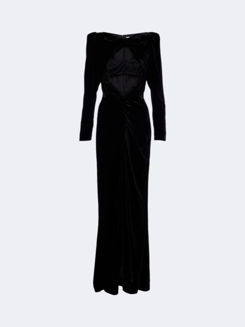 Balmain Velvet gown