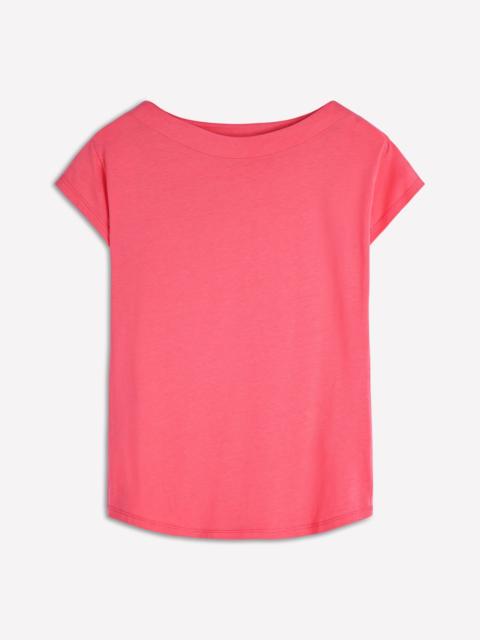 BODEN Supersoft Boat Neck T-Shirt-Azalea Pink