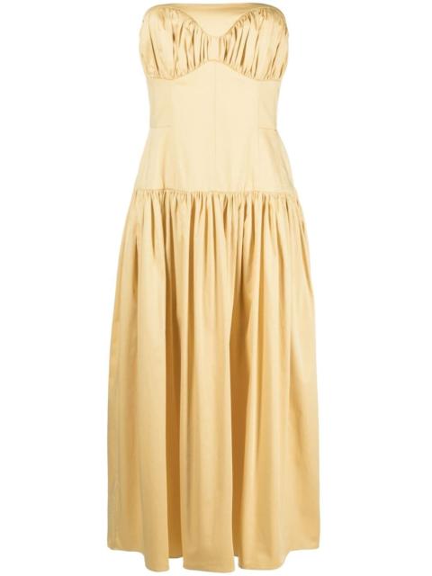 TOVE Lauryn strapless midi dress