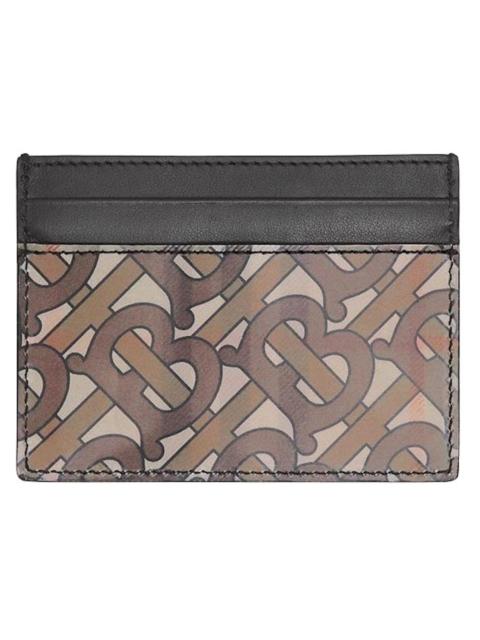 Burberry Burberry 3D Print Card Case 4 Slot Archive Beige