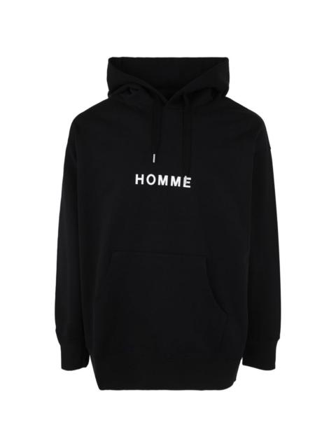 Comme des Garçons Homme Plus logo hoodie