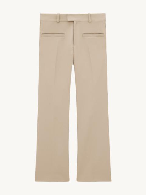 courrèges RETRO TWILL STRAIGHT PANTS