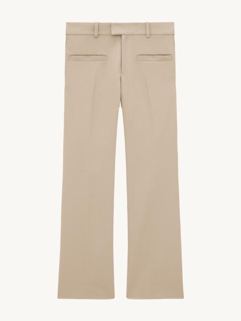 courrèges RETRO TWILL STRAIGHT PANTS