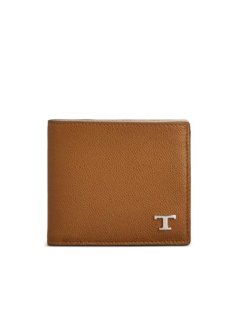 Tod's logo-plaque wallet