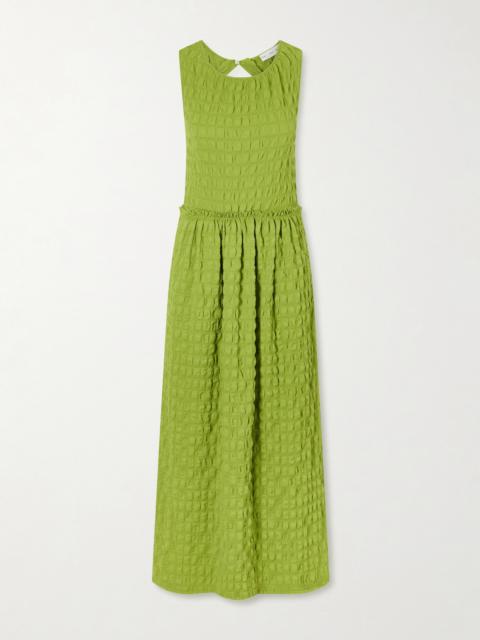 Proenza Schouler Zoira Shirred Jersey Midi Dress