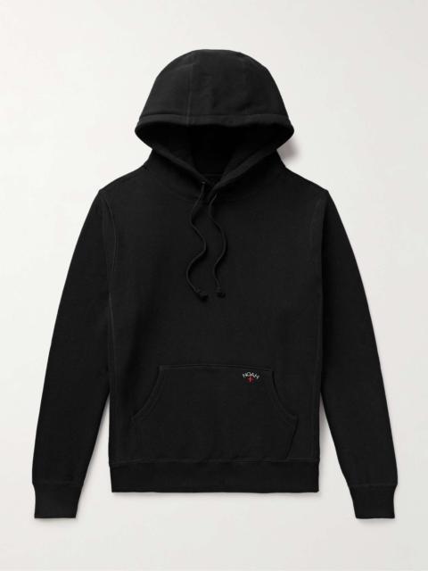 Noah Logo-Embroidered Cotton-Jersey Hoodie