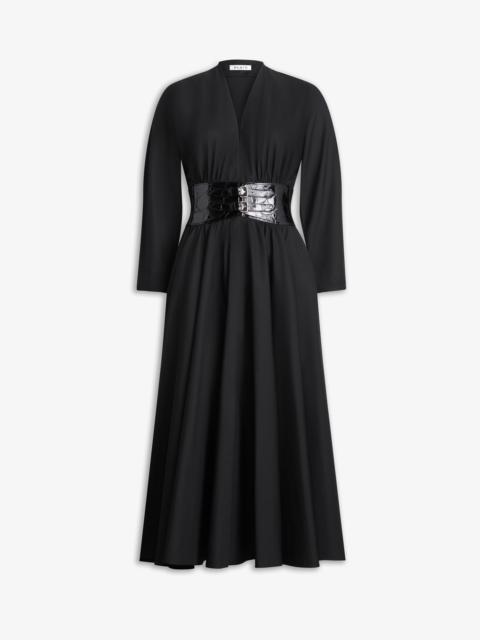 Alaïa POPLIN CROSS BELT DRESS