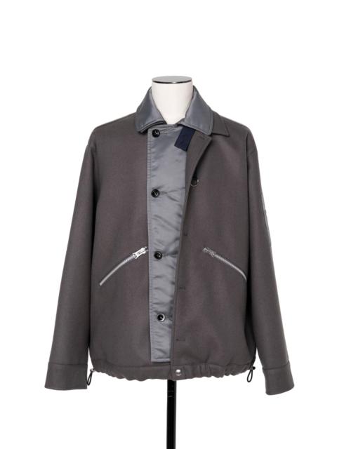 sacai Wool Melton Blouson