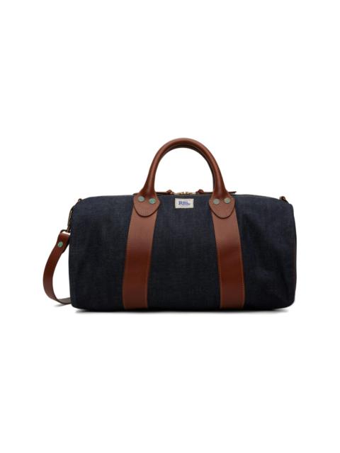 RRL by Ralph Lauren Indigo Denim Small Duffle Bag