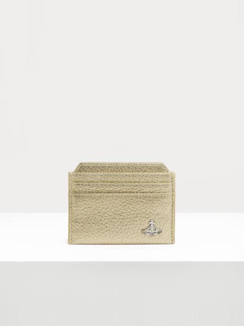 Vivienne Westwood GRAIN LEATHER SLIM CARD HOLDER