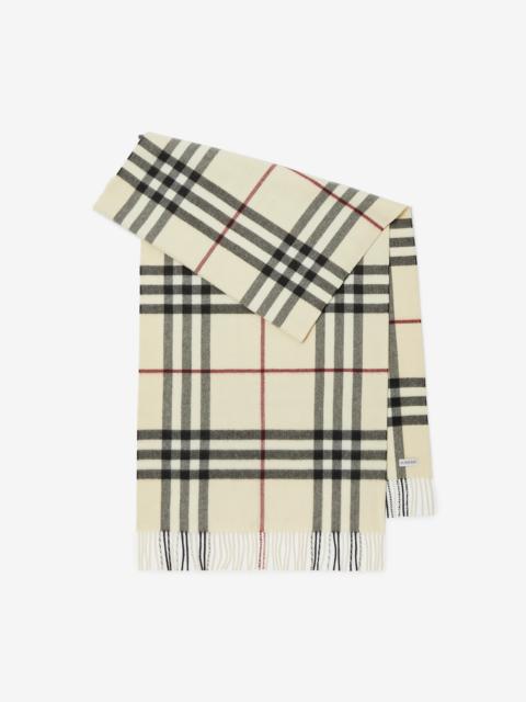 Check Cashmere Scarf