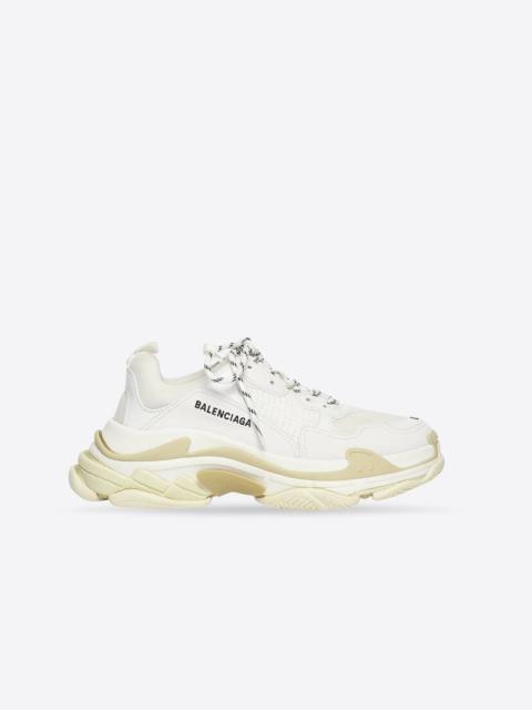 BALENCIAGA Men's Triple S Sneaker in White