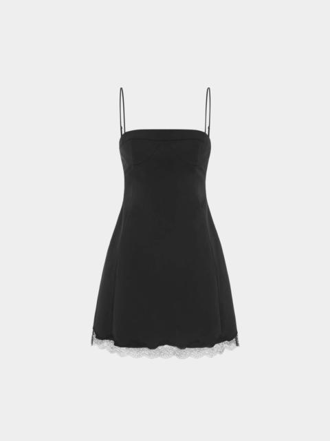 16ARLINGTON CONNIE MINI DRESS IN TECHNICAL SATIN