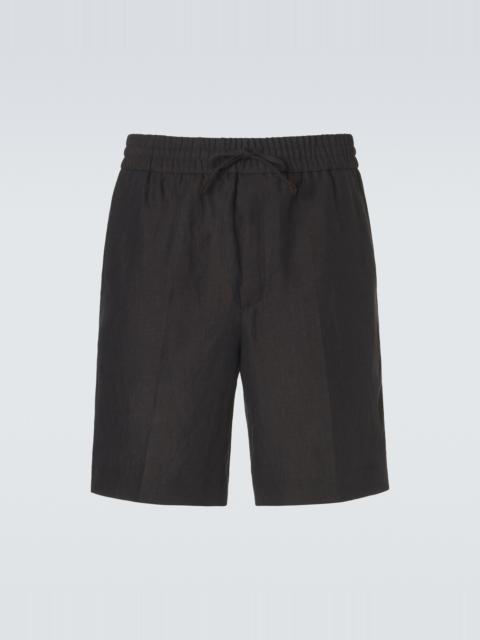 Brioni Linen Bermuda shorts