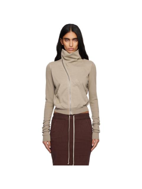 Rick Owens DRKSHDW Taupe Concordians Mountain Sweatshirt