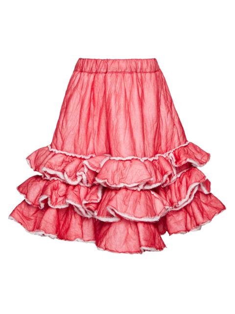 Comme Des Garçons Bonded Skirt With Tiers