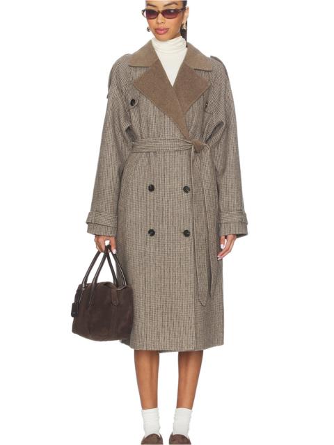 Line & Dot Hugo Plaid Coat