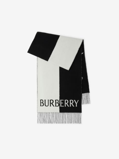 Burberry EKD Wool Cashmere Scarf