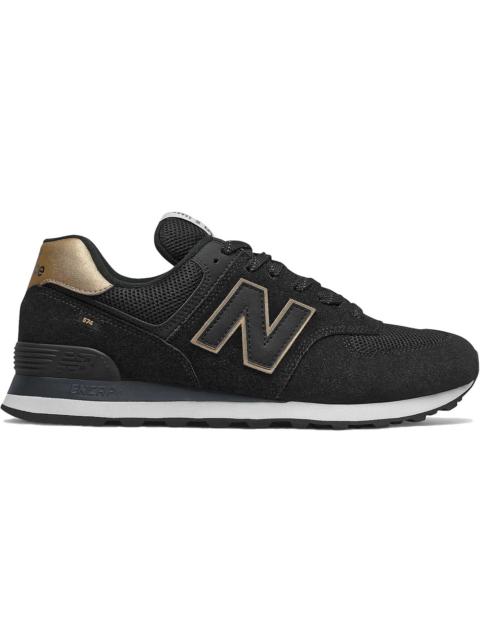 New balance black gold 574 best sale