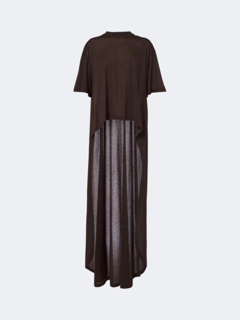 BALENCIAGA Asymmetric cotton-blend jersey T-shirt