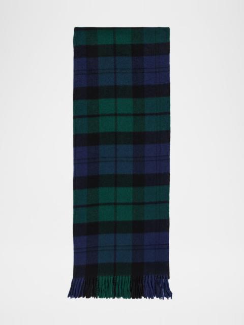 TOTEME Checked Cashmere and Wool Scarf