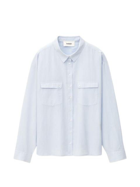 ba&sh Porzia front-pocket buttoned shirt