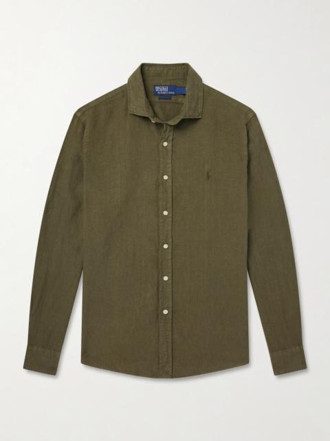 Polo Ralph Lauren Logo-Embroidered Linen Shirt