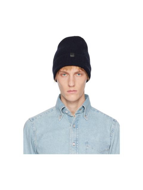 TOM FORD Navy Cashmere Beanie