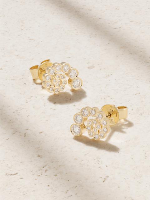 SOPHIE BILLE BRAHE Petit Rêve Escargot 18-karat Recycled Gold Diamond Earrings